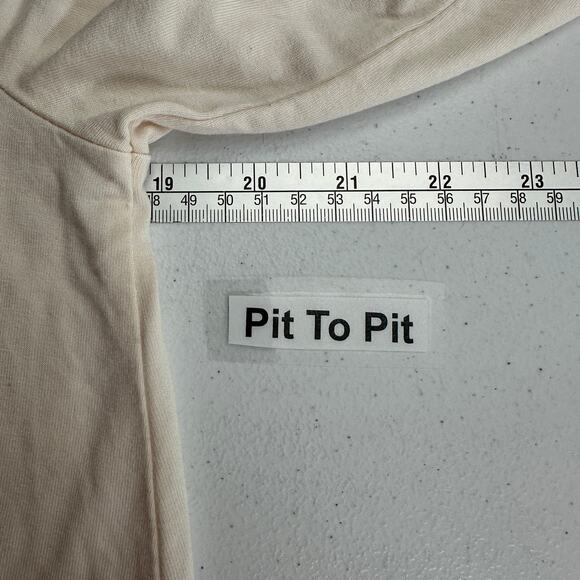 Neiman Marcus Womens Pullover‎ Top Size L Cut Out Sleeves Minimalist Old Money - Picture 5 of 7